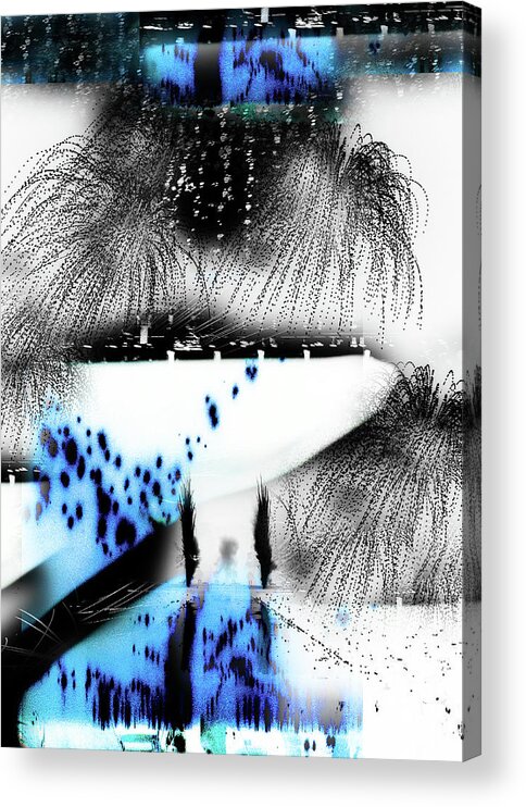  Acrylic Print featuring the digital art Seen from another point of view 5 by Cristina Leon