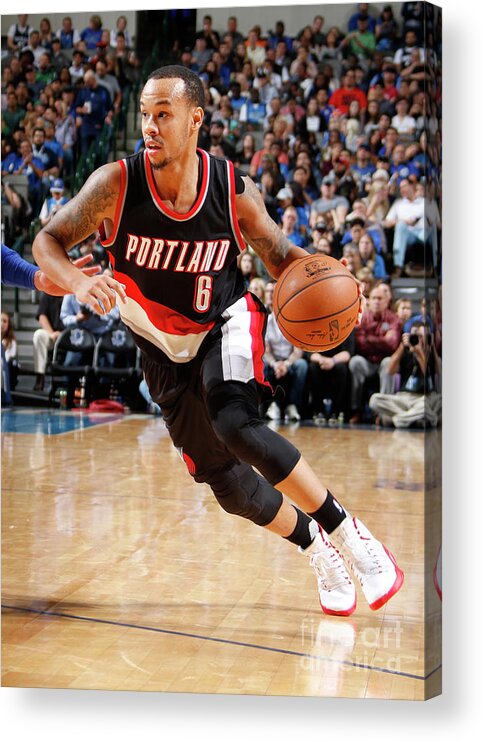 Shabazz Napier Acrylic Print featuring the photograph Shabazz Napier by Danny Bollinger