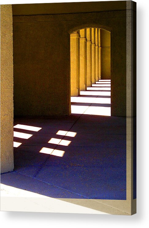 Architecture Acrylic Print featuring the photograph Spanish Arches Light Shadow by Patrick Malon