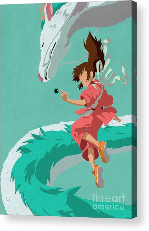 Spirited Away Poster Anime Studio Ghibli Acrylic Print by Svit ArtPrints -  Pixels