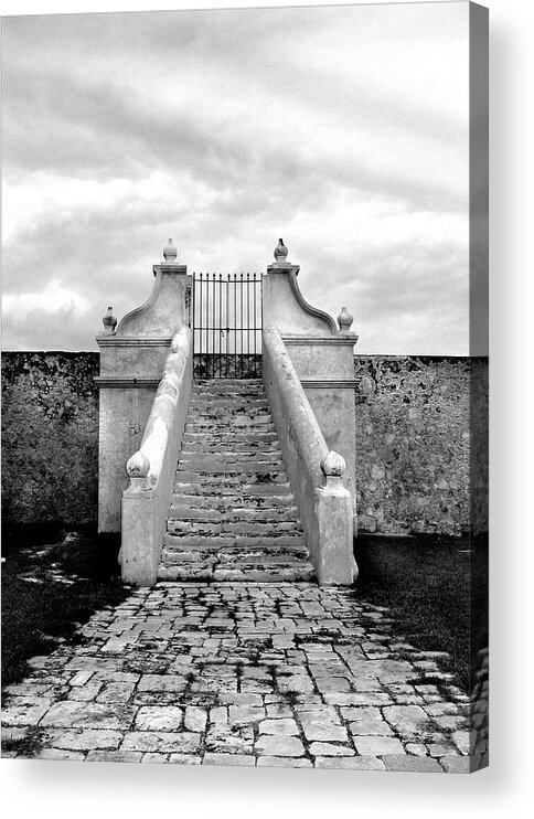 Stairs Acrylic Print featuring the photograph Stairways To Heaven by Pepper Pepper