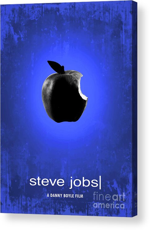 Movie Poster Acrylic Print featuring the digital art Steve Jobs by Bo Kev