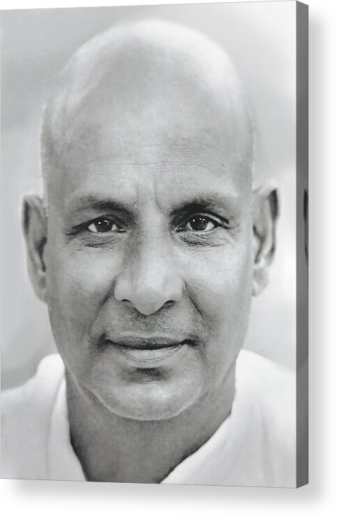 Yogi Acrylic Print featuring the photograph Swami Sivananda of Rishikesh by Unknown