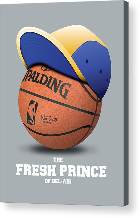 Movie Poster Acrylic Print featuring the digital art The Fresh Prince of Bel-Air by Movie Poster Boy