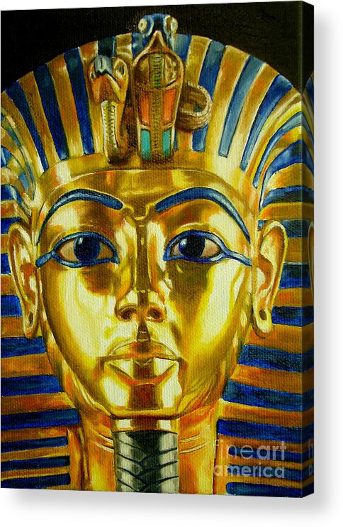 King Tut Acrylic Print featuring the painting Tut by Ken Kvamme
