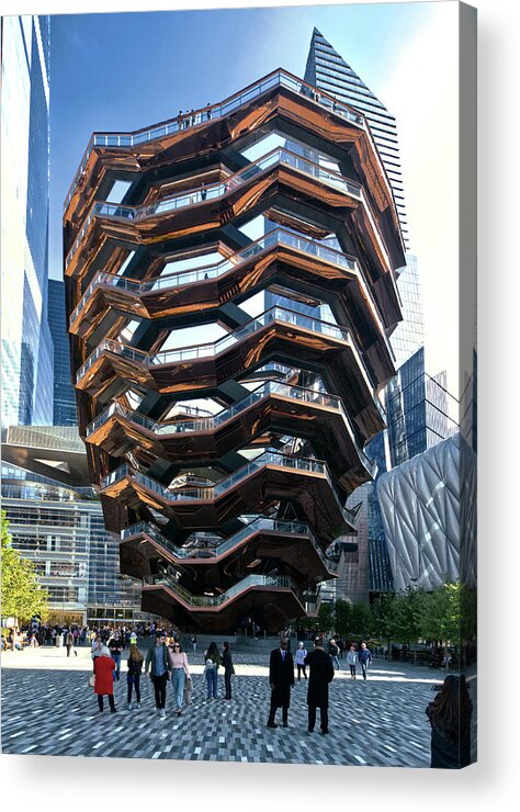 Hudson Yards Acrylic Print featuring the photograph Vessel by S Paul Sahm