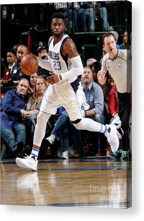 Nba Pro Basketball Acrylic Print featuring the photograph Wesley Matthews by Danny Bollinger