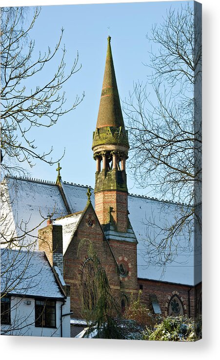Spire Acrylic Print featuring the photograph Winters spire by Average Images