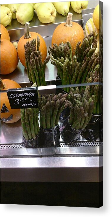 Asparagus Acrylic Print featuring the photograph Asparagus by Moshe Harboun