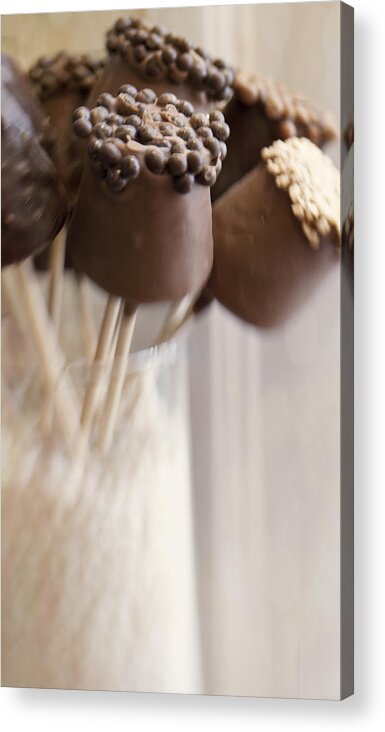 Bonbons Au Chocolat Acrylic Print featuring the photograph Bonbons au Chocolat by Juli Scalzi