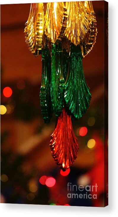 Christmas Acrylic Print featuring the photograph Christmas Holiday Party 3 by Linda Shafer