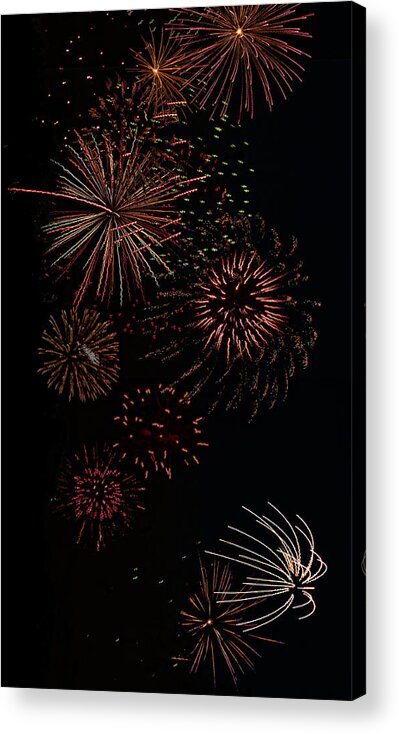 Gregscott Acrylic Print featuring the photograph Fireworks - Phone Case Design by Gregory Scott