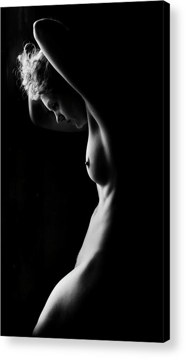 Shadow Acrylic Print featuring the photograph Ivory Flame #1 by Garth Smith