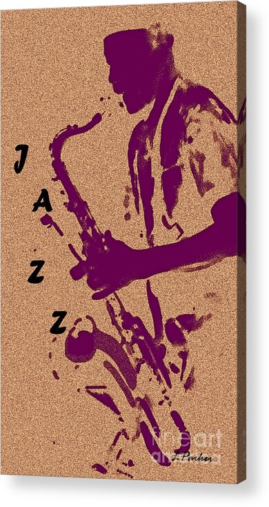 Music Acrylic Print featuring the photograph Jazz Man by Linda Parker