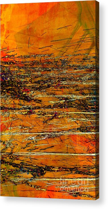 Abstract Acrylic Print featuring the photograph Layers by Marcia Lee Jones