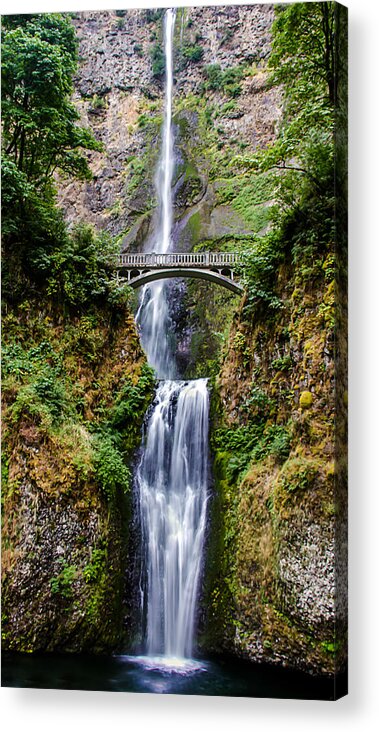  Columbia River Gorge Acrylic Print featuring the photograph Multnomah Falls by Robert Bales