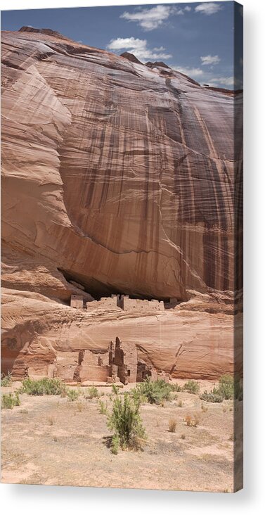 Canyon Acrylic Print featuring the photograph Canyon de Chelly Ruins by Gregory Scott