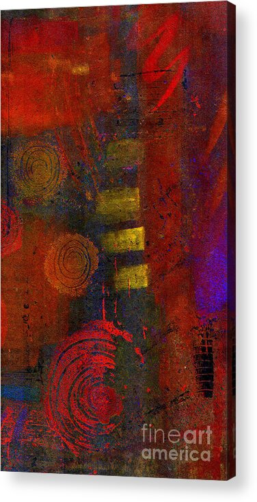 Reflections Acrylic Print featuring the painting Loss II by Angela L Walker