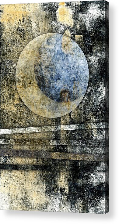 Blue Acrylic Print featuring the photograph Blue Moon #3 by Carol Leigh