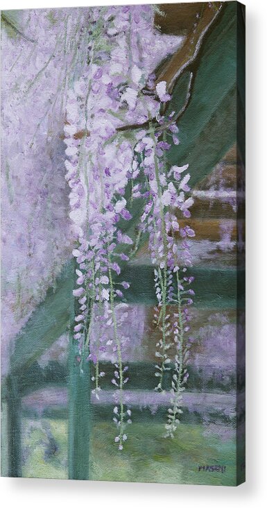 Flower Acrylic Print featuring the painting Flower #2 by Masami Iida