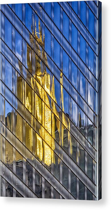 Glass Architecture Acrylic Print featuring the photograph Glass Architecture #5 by Robert Ullmann
