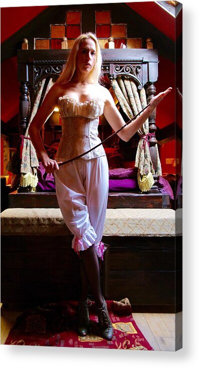 Woman Acrylic Print featuring the photograph A Victorian Domme by Asa Jones