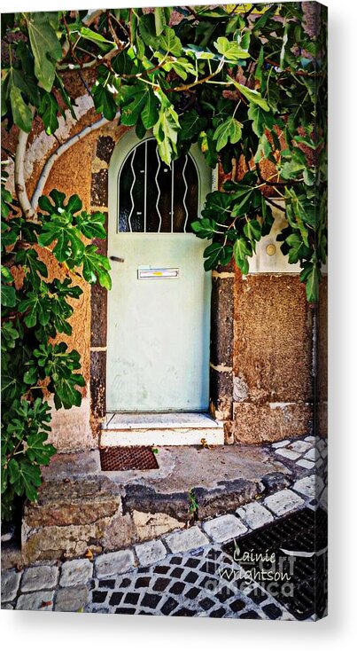 Door Acrylic Print featuring the photograph Come In by Lainie Wrightson