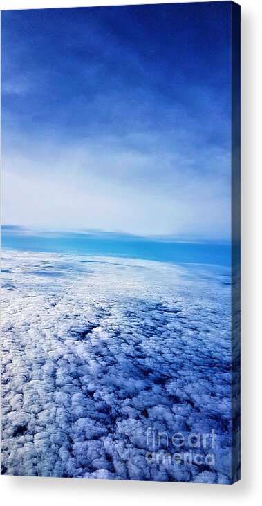 Skyscape Acrylic Print featuring the photograph In The Clouds by Brianna Kelly