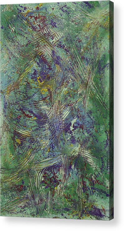Abstract Acrylic Print featuring the painting Kanibus by Julius Hannah