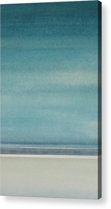 Seascape Acrylic Print featuring the painting Marine #1 by Maxie Absell