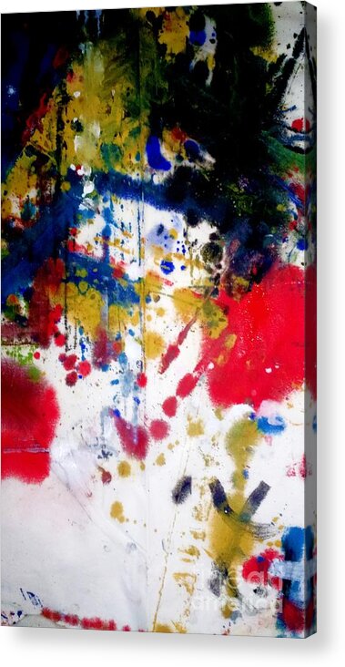 Abstract Acrylic Print featuring the painting Romak Abstract by Amy Sorrell