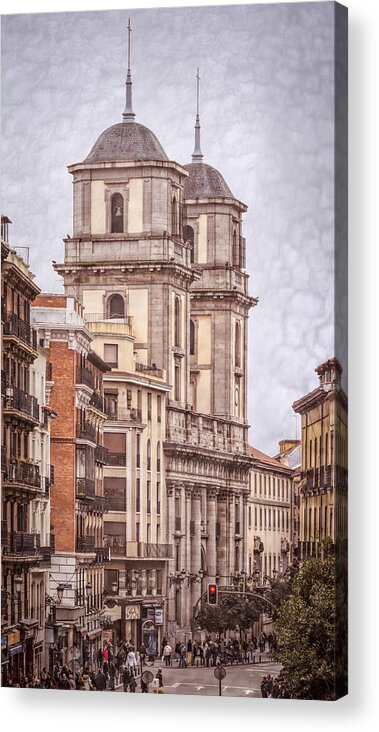 Joan Carroll Acrylic Print featuring the photograph San Isidro Madrid by Joan Carroll