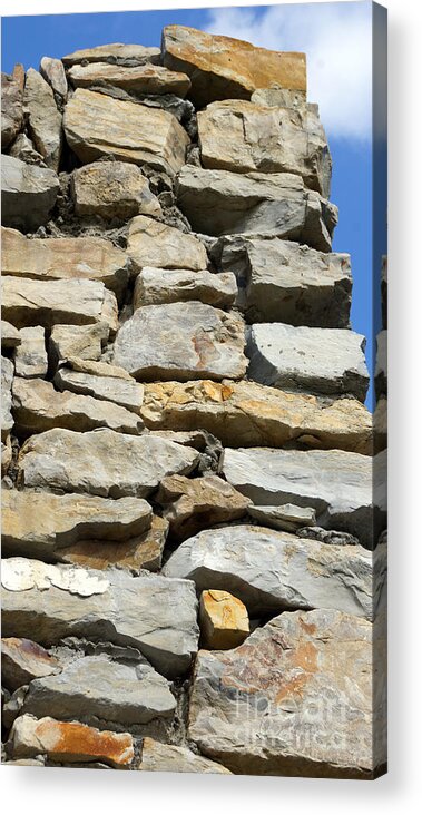 Stones Acrylic Print featuring the photograph Stones heavenward by Eva-Maria Di Bella