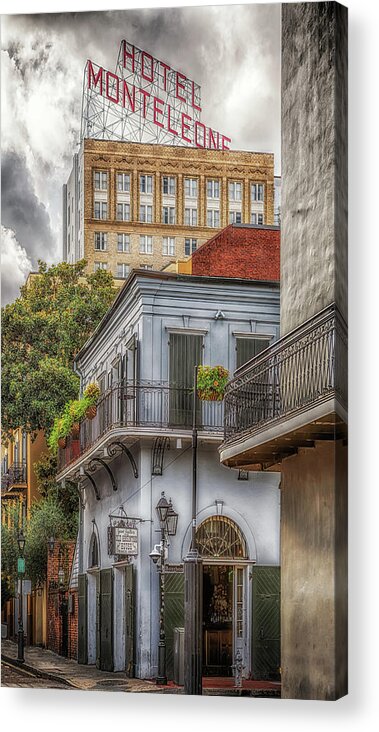 Old Absinthe House Acrylic Print featuring the photograph The Old Absinthe House by Susan Rissi Tregoning