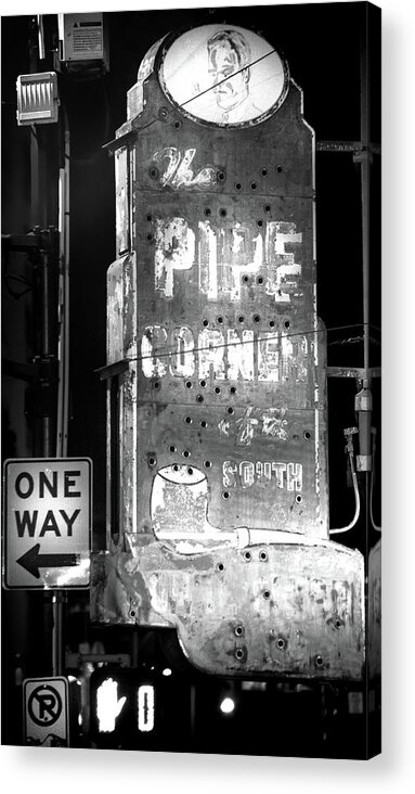 Pipe Corner Acrylic Print featuring the photograph The Pipe Corner by Mark Andrew Thomas