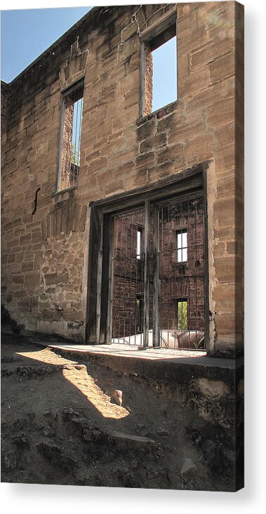Ruin Acrylic Print featuring the photograph Tulloch Mill by Larry Darnell