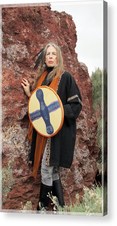 Warrior Acrylic Print featuring the photograph Warrior Woman Guide #2 by Feather Redfox