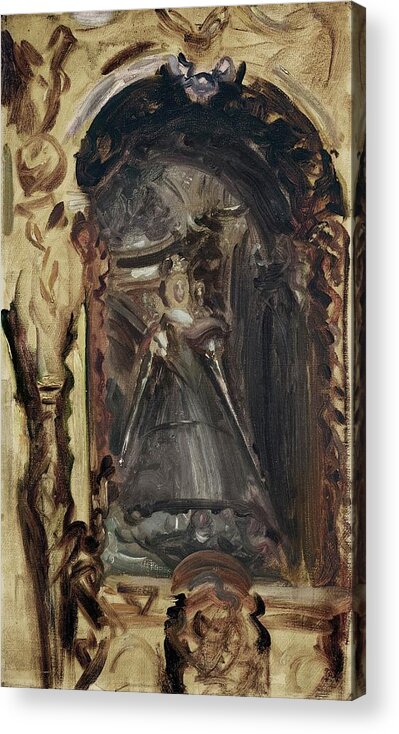 Madonna Acrylic Print featuring the painting Madonna And Child by John Singer Sargent
