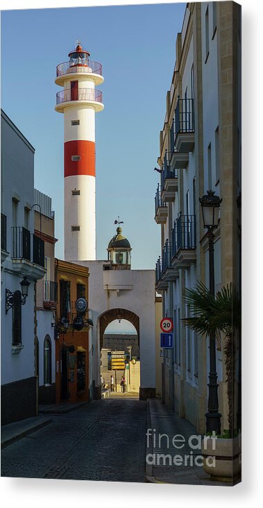 Lighthouse Acrylic Print featuring the photograph Rota Lighthouse Cadiz Spain #2 by Pablo Avanzini
