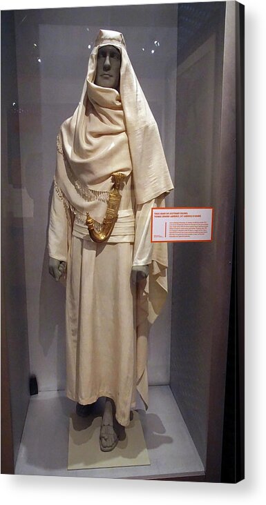 France Acrylic Print featuring the photograph Arab robes of Lawrence of Arabia by Steve Estvanik