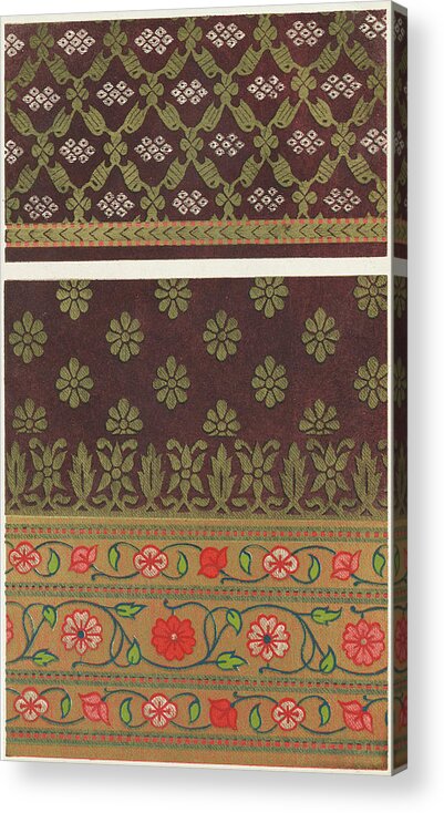 Printmaking Technique Acrylic Print featuring the photograph Indian Textile by Spencer Arnold Collection