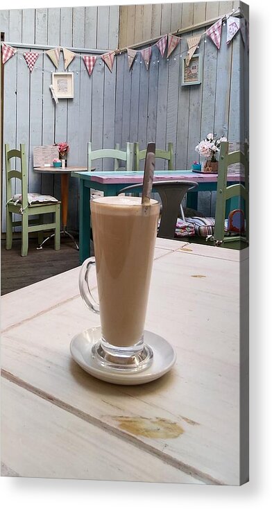Latte Time Acrylic Print featuring the photograph Latte Time by Lachlan Main