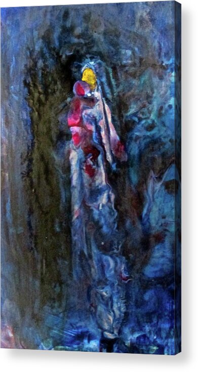 Woman Acrylic Print featuring the painting Mother and Child Reunion by Janice Nabors Raiteri
