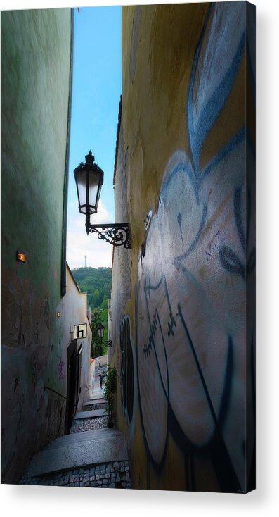 Uvoz Acrylic Print featuring the photograph Narrow Uvoz Alley by Owen Weber