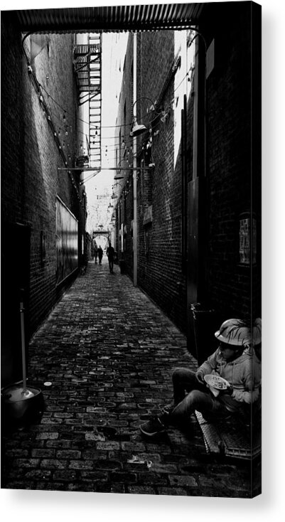 Street Acrylic Print featuring the photograph Passageway To Voodoo Garden by John Hoey