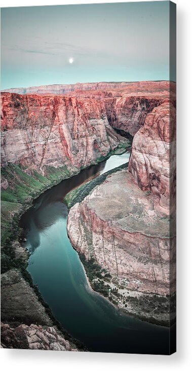 Page Az Acrylic Print featuring the photograph The Bend by Laura Hedien