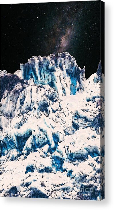 Cosmos Acrylic Print featuring the digital art Universe In Winter by Phil Perkins
