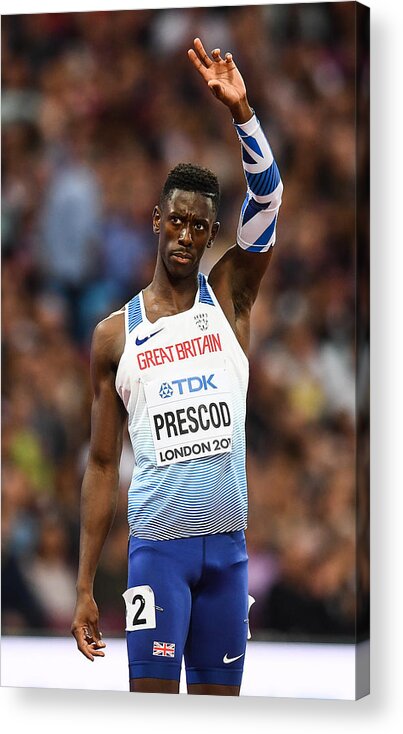 Event Acrylic Print featuring the photograph IAAF World Athletics Championships 2017 - Day 1 #1 by Stephen McCarthy