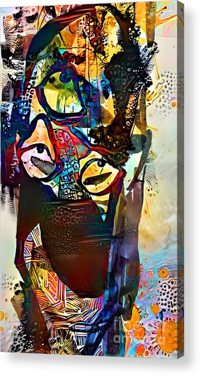 Contemporary Art Acrylic Print featuring the digital art 99 by Jeremiah Ray
