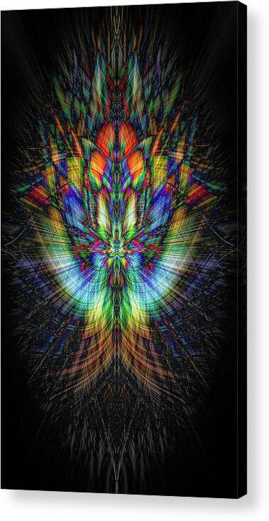 Fractal Acrylic Print featuring the photograph Angel Fractal by Spikey Mouse Photography